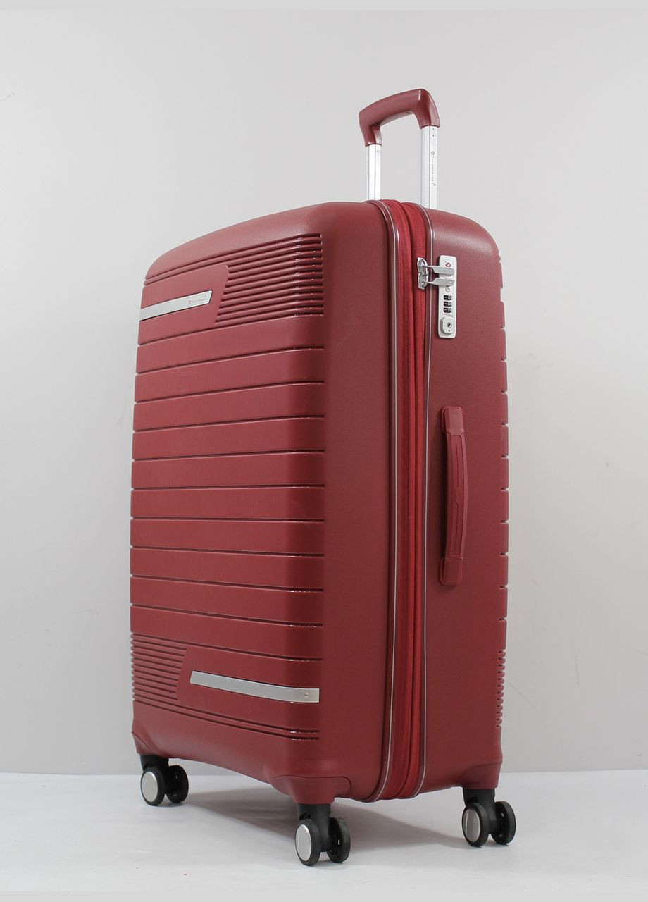 Чемодан Snowbal большой полипропилен красный 77х51х31(+5)см/128л/4.1кг Snowball (324801615)