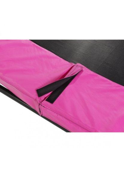 Батут Silhouette 305 см круглий із захисною сіткою Чорний/Рожевий Exit Toys (329444244)