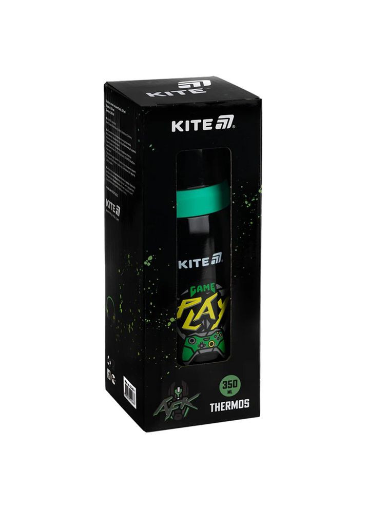 Термос Cyber 350 мл черный K25-301-1 Kite (325476441)