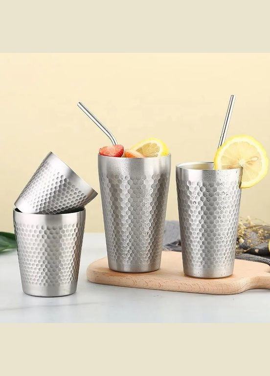 Термо-стакан из нержавеющей стали 320 мл Sota кружка серебристого цвета с двойными стенками REMY-DECOR (266138047)