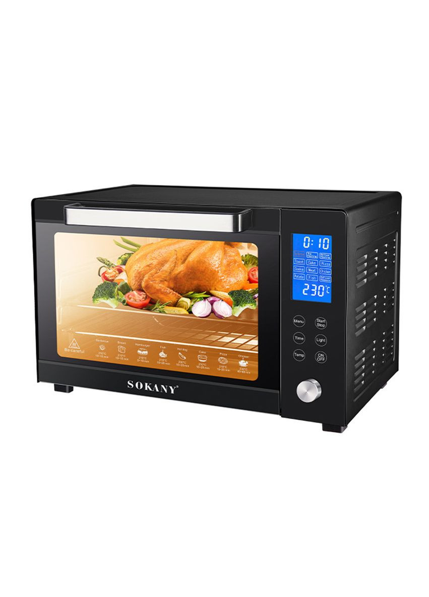 Духовка электрическая настольная SK-10011 объемом 50 литров с таймером, черный. Sokany (324071438)