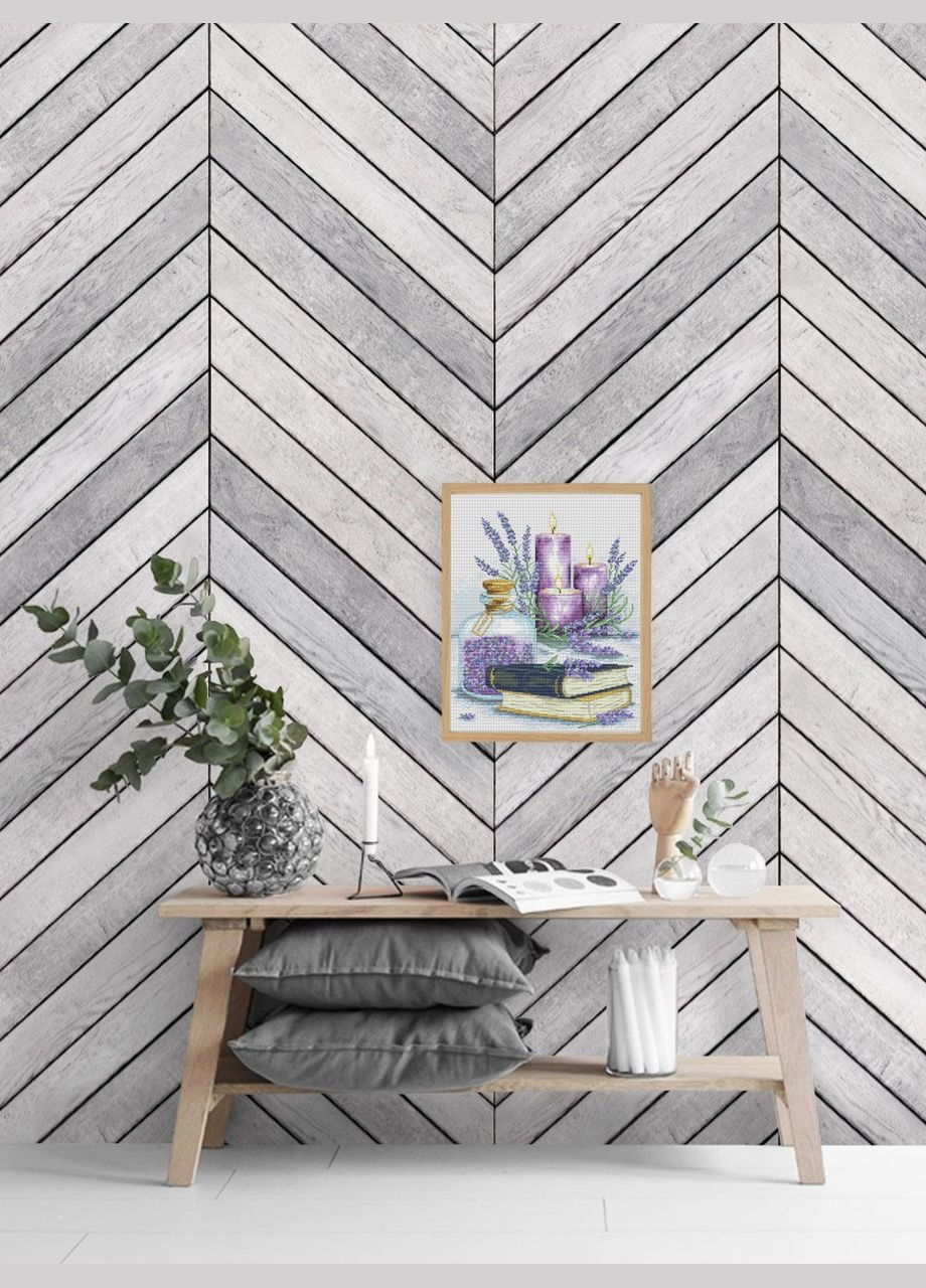 Набор для мулине вышивки ДМС "Аромат лаванды", 21х29 см No Brand (340485607)