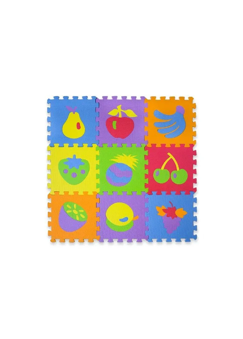 Мягкий пазл из фоами EVA, 9 деталей, 30x30 см в ассортименте EVA1910 No Brand Нас9101 (374167539)