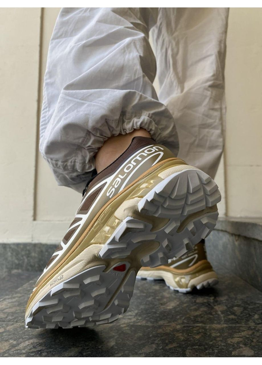 КРОССОВКИ ЖЕНСКИЕ SALOMON S LAB XT-6 WREN KANGAROO САЛОМОН ХТ-6 No Brand бежевые демисезоны (367175978)