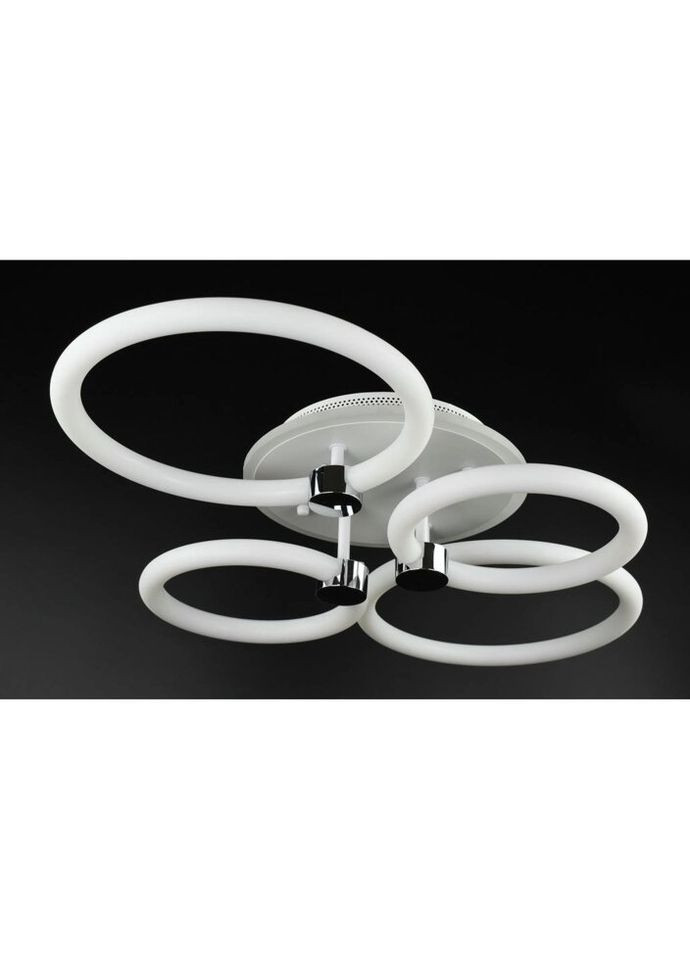 Люстра светодиодная потолочная LED светильник для квартиры на потолок лэд с пультом 26950 Белый 12х43х65 см. Sunnysky (324396173)