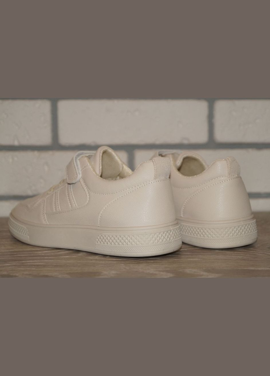 Бежеві осінні кросівки для дівчинки бежеві XIFA fashion