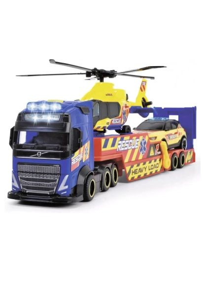 Игровой набор Транспортер спасательных служб со звук. и свет. эффектами (3717005) Dickie toys Транспортер рятувальних служб зі звук. та світл. е (364629390)