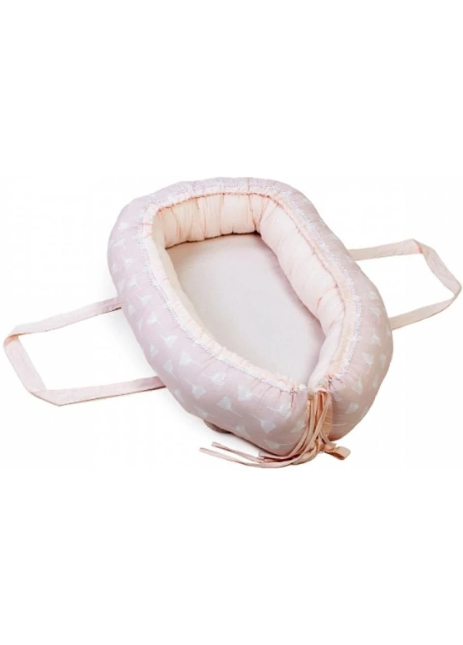 Пеленальный матрасик Кокон с пледом Summer Bunny pink (450.06) Верес (391614329)