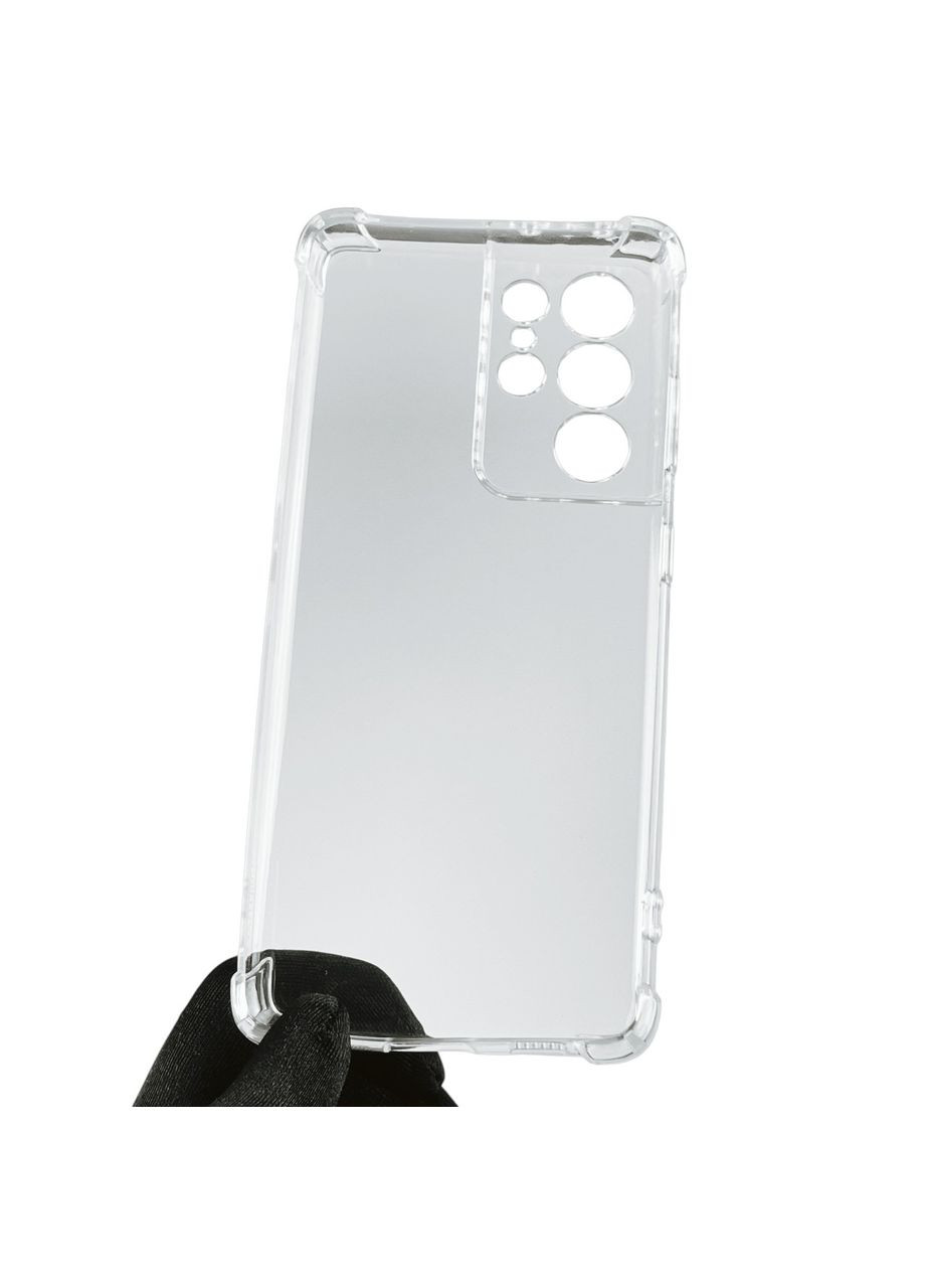 Чехол для Galaxy S21 Ultra (SM-G998) с бронь углами противоударный на самсунг с21 ультра прозрачный Samsung (366020837)