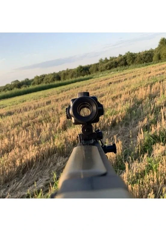 Дитяча Гвинтівка Автомат L85A2 приціл і ліхтарик 6 мм Чорно-коричневий Vigor (360544472)