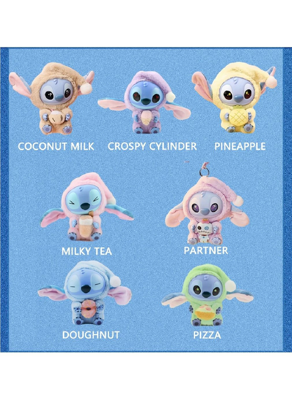 М'яка іграшка брелок фігурка сюрприз лабубу Стіч з петлею для підвішування кріплення на сумку рюкзак (480624-Prob) Колір рандом Unbranded (339147235)