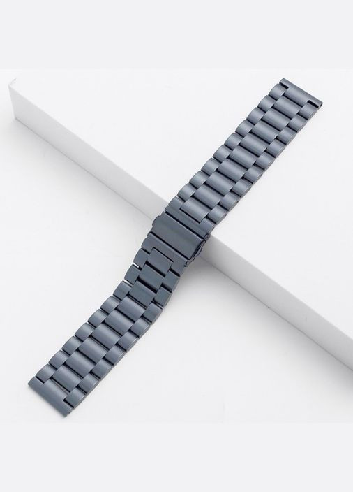 Браслет / ремішок для класичних і смарт годинників. Колір: сірий. Ширина 20 мм 22 мм. No Brand (370101507)