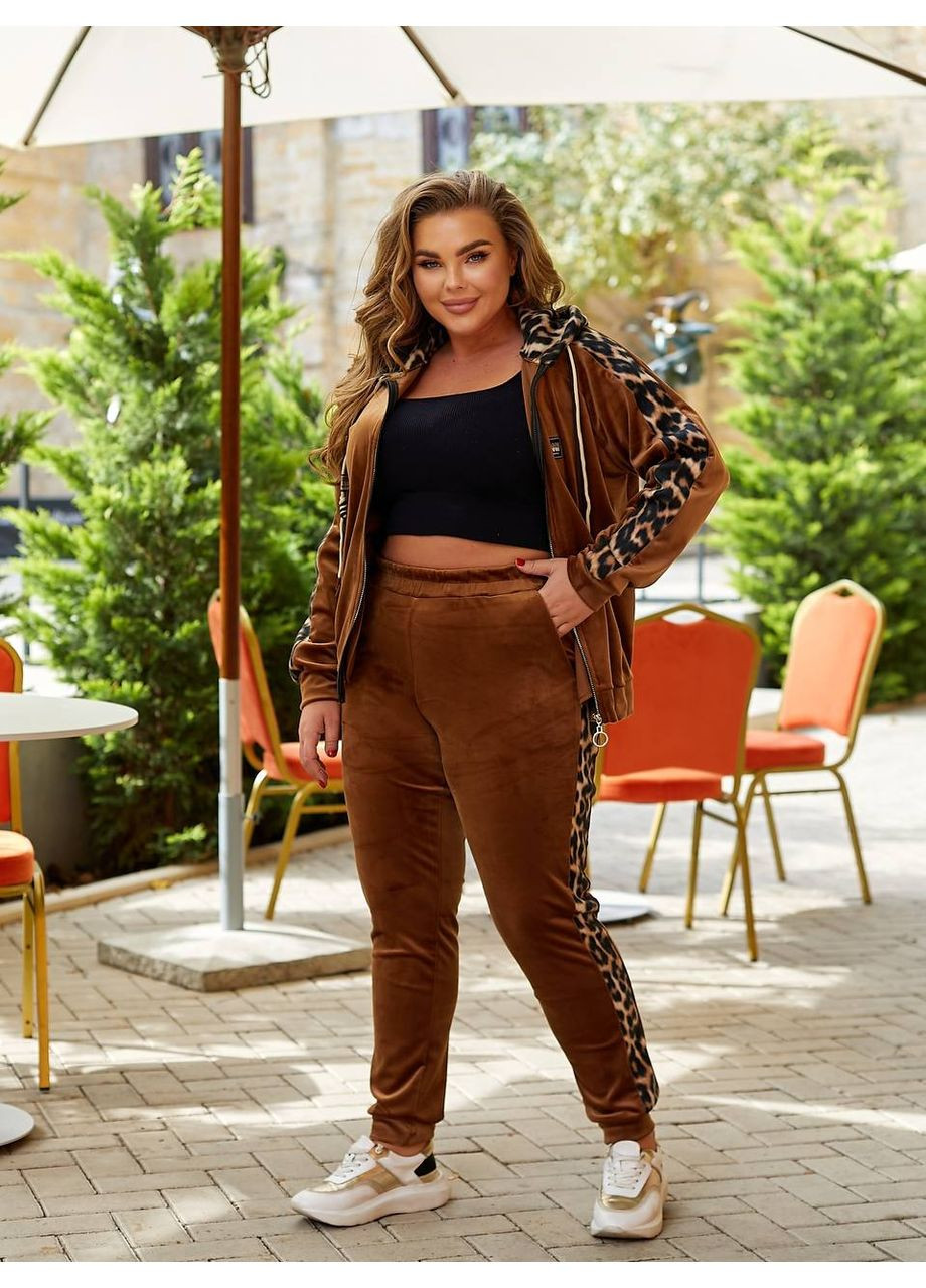 Жіночий спортивний велюровий костюм FINO Mode (361362015)