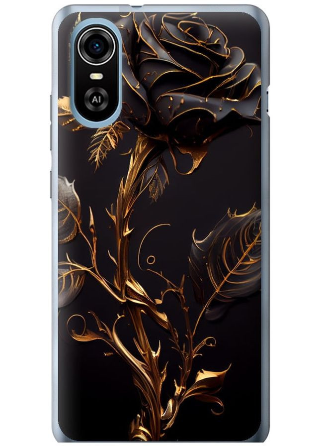 Силіконовий чохол 'Троянда 3' для Endorphone ZTE Blade A31 Plus (277962612)