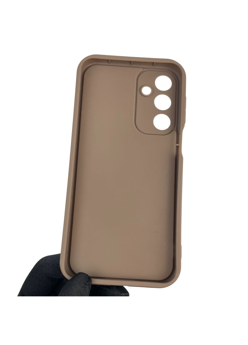 Чохол силіконовий Soft Touch з 3D принтом жіночим для Galaxy A16 (SM-A165) коричневий (Повний захист камери) Samsung (373670684)