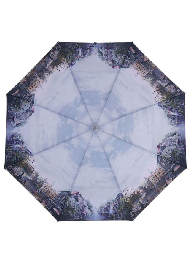 Комбінована жіноча складна парасолька антивітер повний автомат Trust середня система антивітер (346872025)