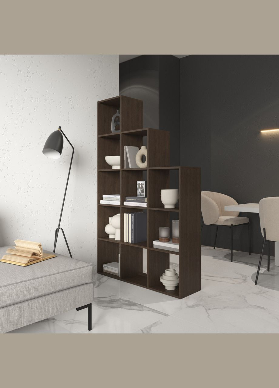 Полиця для книг, стелаж на 12 комірок M-6 VAYS (372655798)