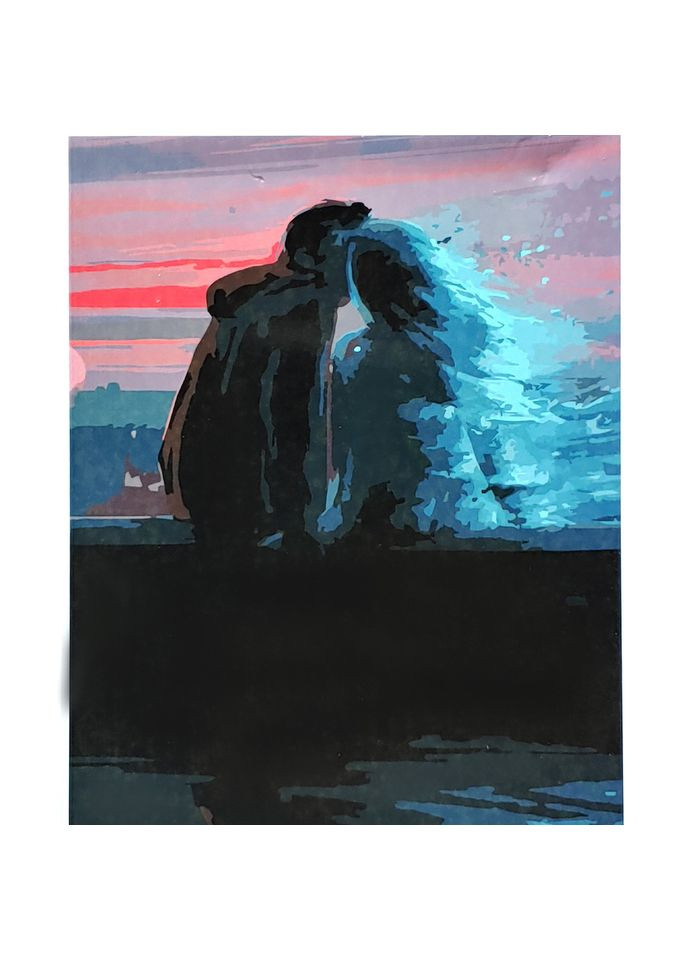 Картина за номерами для дорослих Примарна любов акрилова розвивальна см з лаком Strateg (362427562)