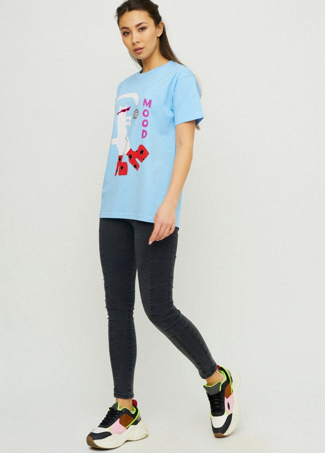 Футболка Boyfriend / air print / YAPPI - (225426172)