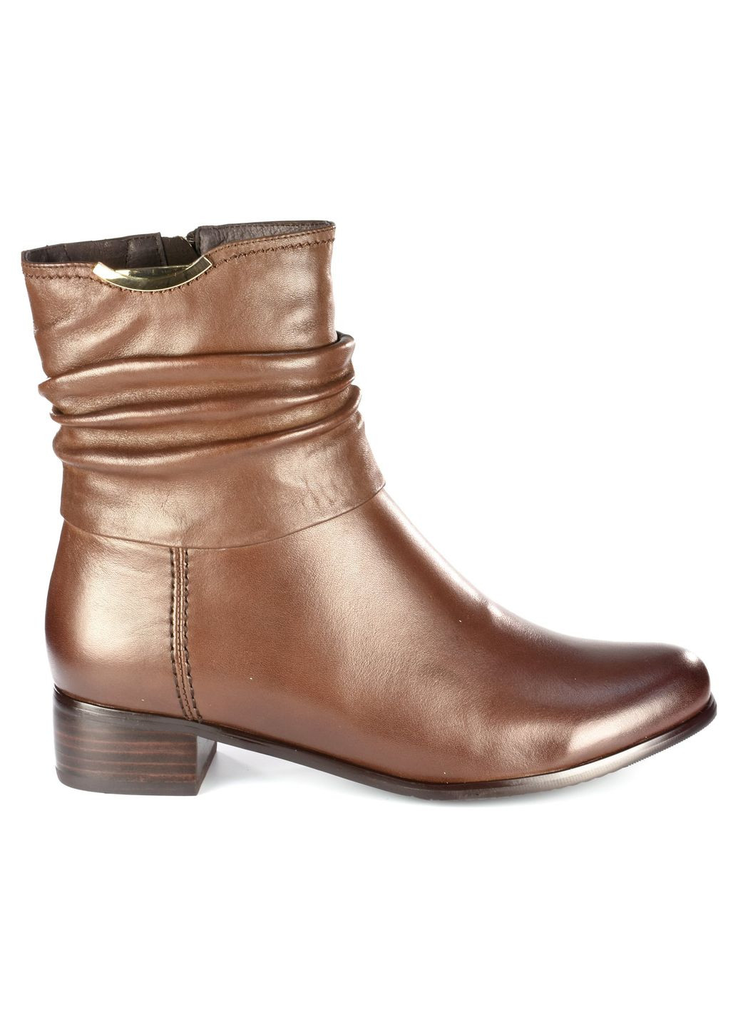 Коричневые осенние демисезонные полусапоги Veritas