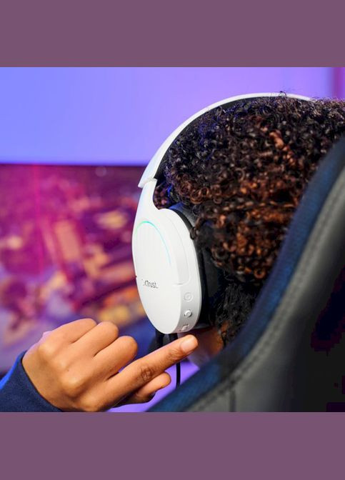 Гарнитура игровая GXT 490 FAYZO, 7.1, USBA, 2м, белый Trust (314775200)