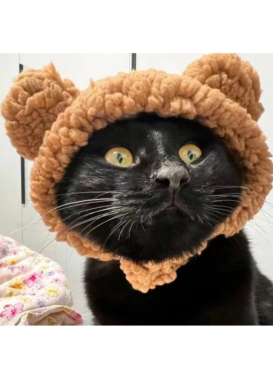 Шапка з вушками для котів і собак Brown Pet Weight 2-4.5 kg Xtep (319664403)