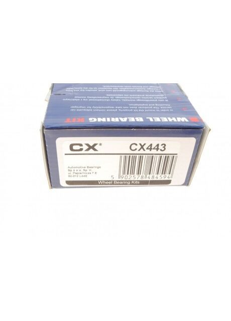 Подшипник ступицы (передней) MB A-class (W168) 97-04/Vaneo (414) 02-05 (42x75x37) CX443 UA63 CX (339654460)