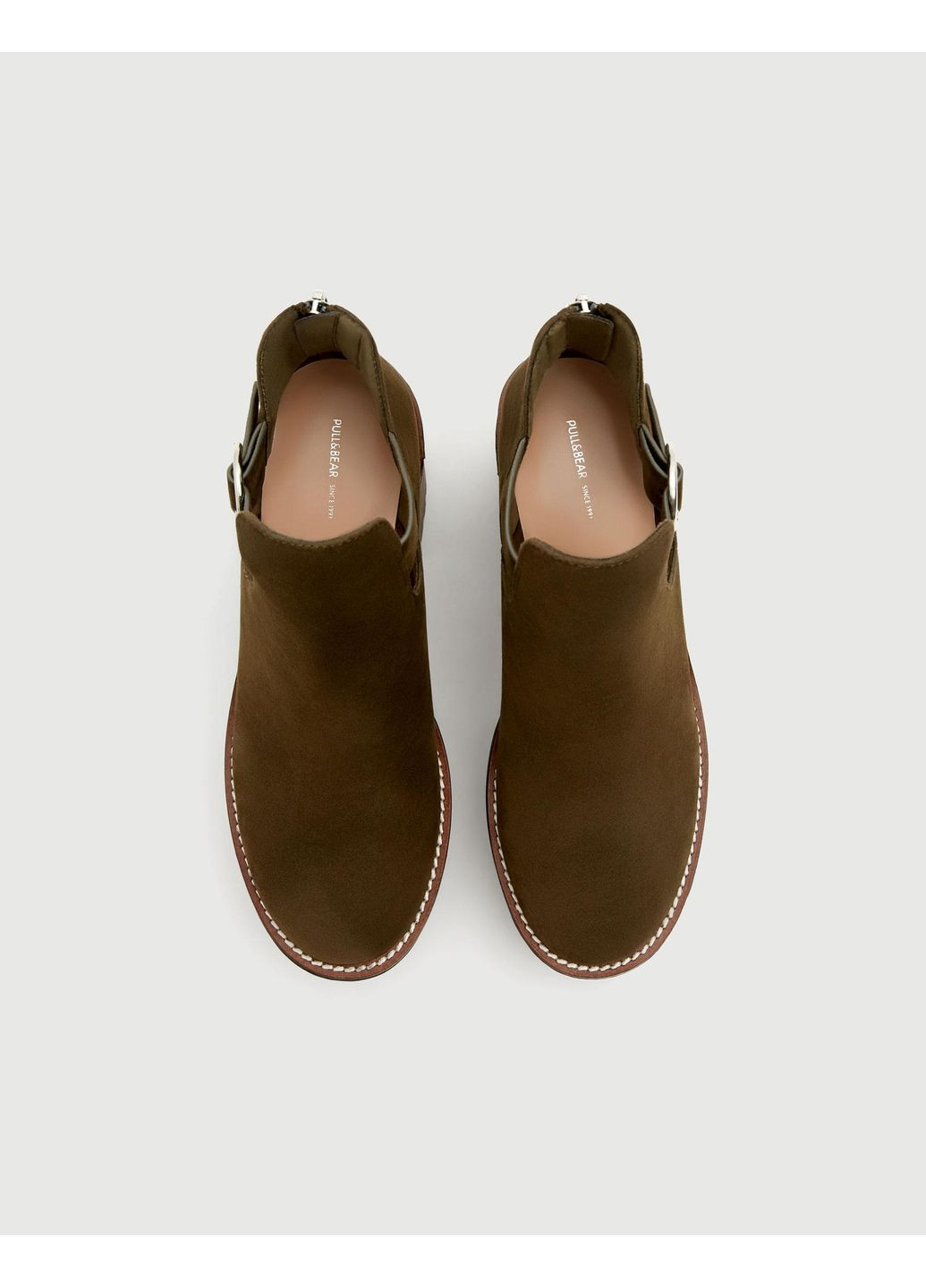 Светло-зеленые ботильоны,бледно-зеленый, Pull & Bear