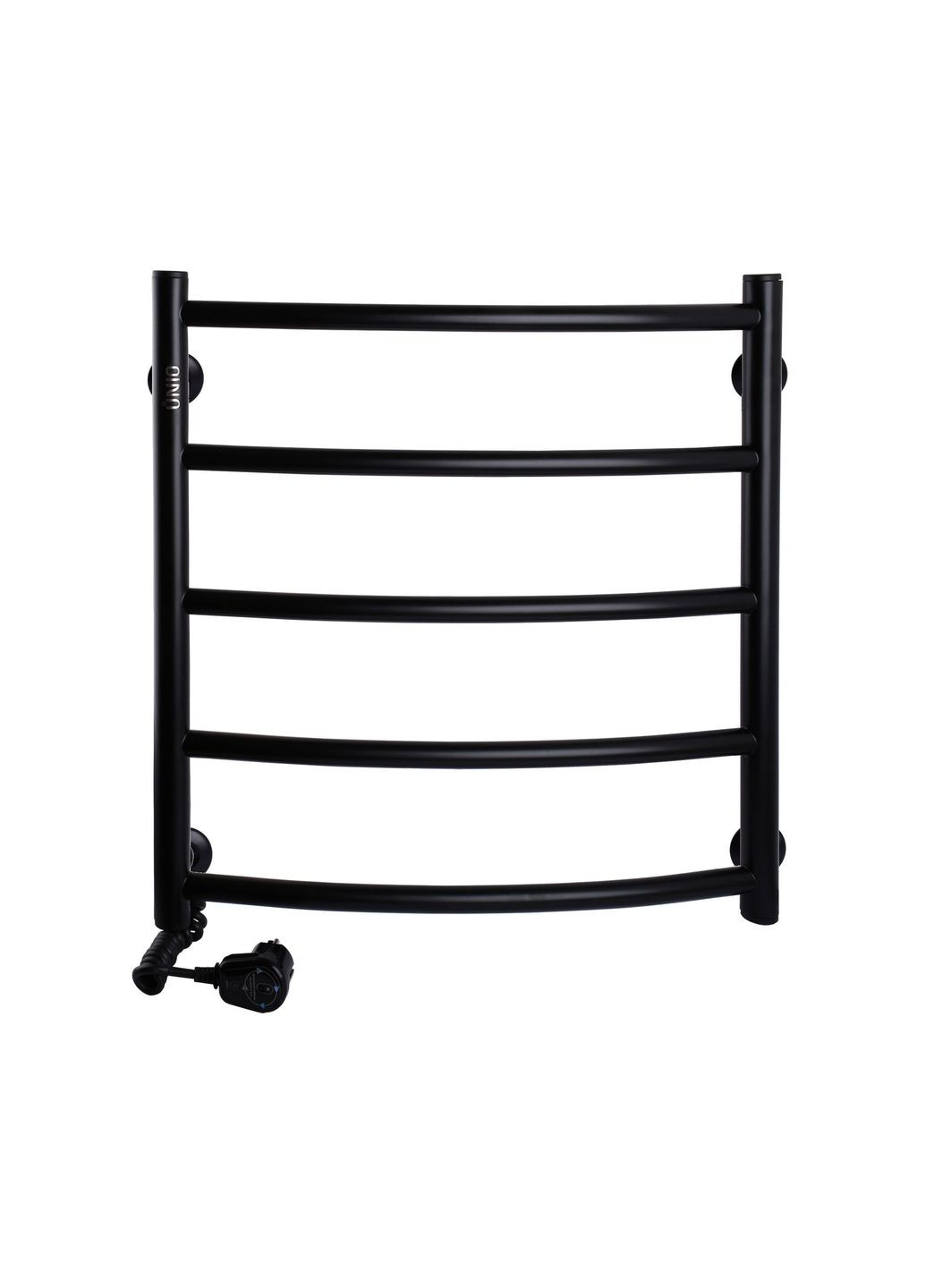 Полотенцесушитель LD EL 500500-5 BLK Лестница Дуга электро черная UNIO (299998784)