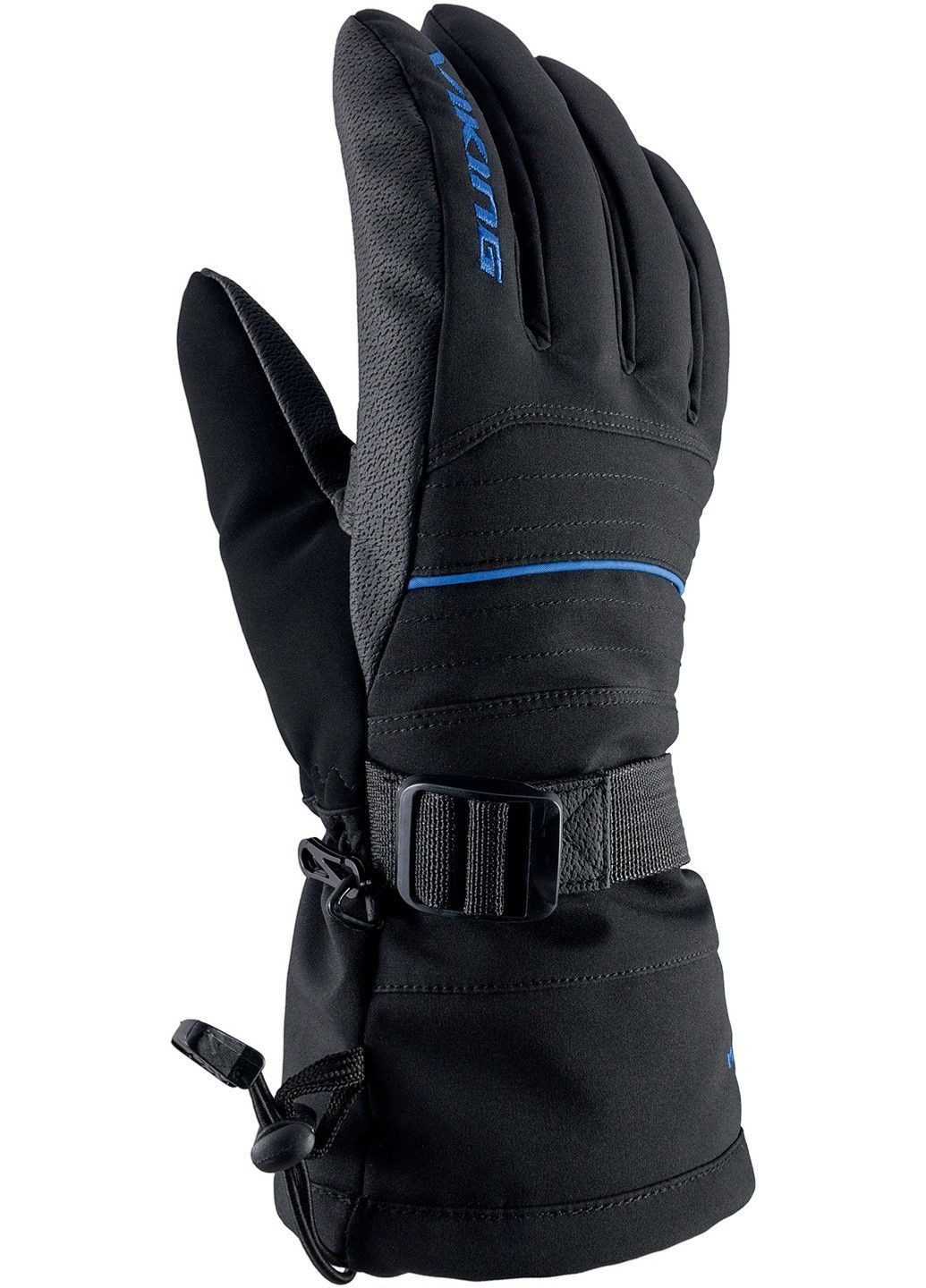 Перчатки горнолыжные Bormio Freeride мужские черно/синие - 110/20/4098 - 8 Viking (369156901)