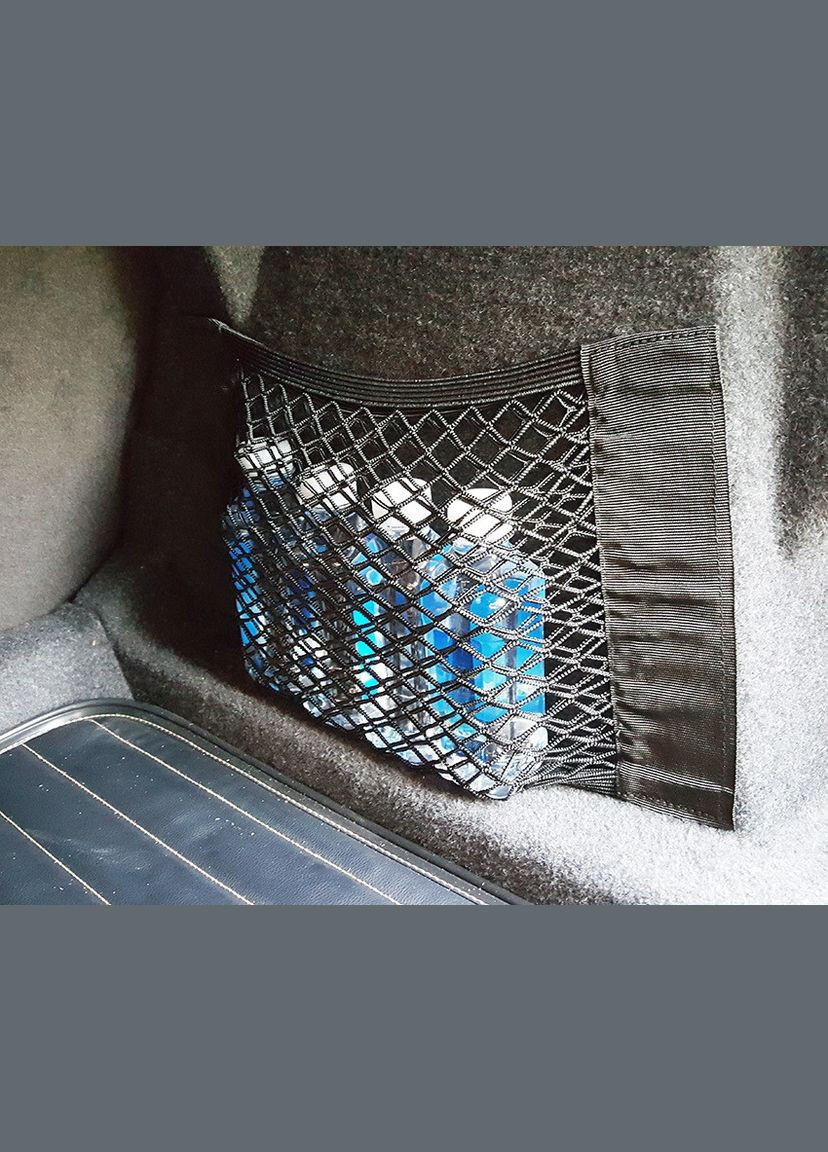 Сетка карман в багажник автомобиля на липучке 30 х 25 см (43435224) Bodasan (317297181)