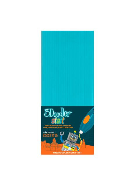 Набір стрижнів для 3D-ручки Синій (3DS-ECO05-BLUE-24) 3Doodler Start (369941575)