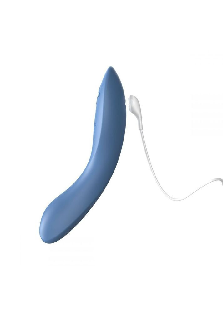 Вібратор для точки G Rave 2, силіконовий, синій, 19.3 х 3 см We-Vibe (303887295)