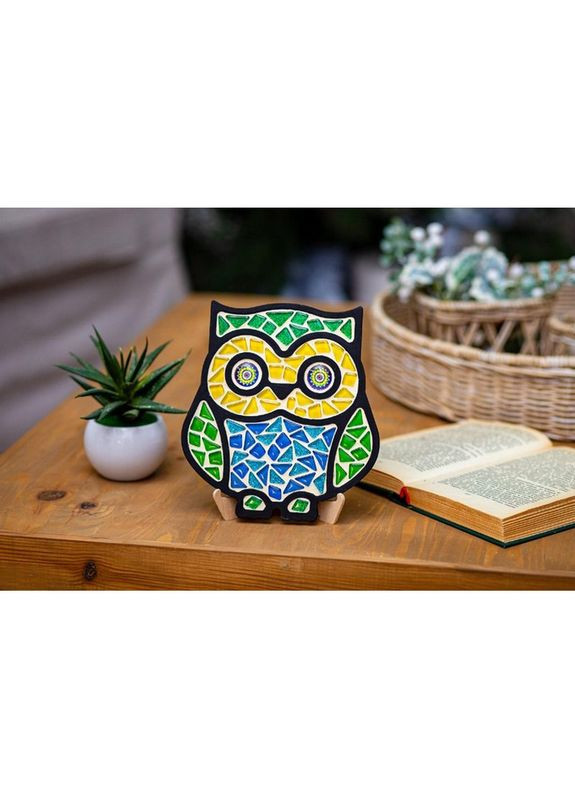 Дитячий набір для творчості кришталева мозаїка "Сова" MA2004 Mosaaro (367185387)