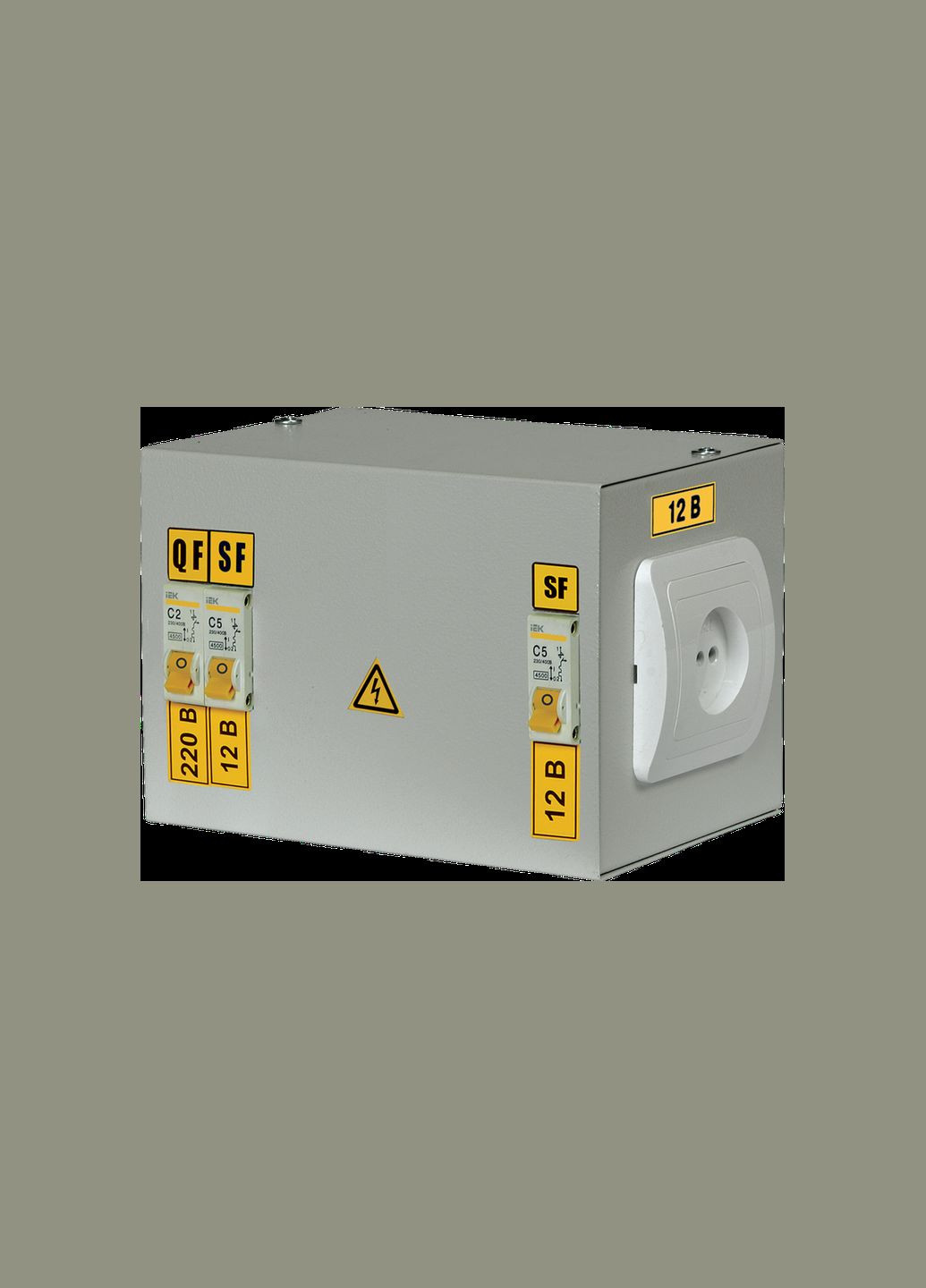 Ящик із знижувальним трансформатором ЯТП 0.25кВт 400/12В 3 модулі 36 IP30 УХЛ4 [MTT21-012-0250] UEC (337152606)