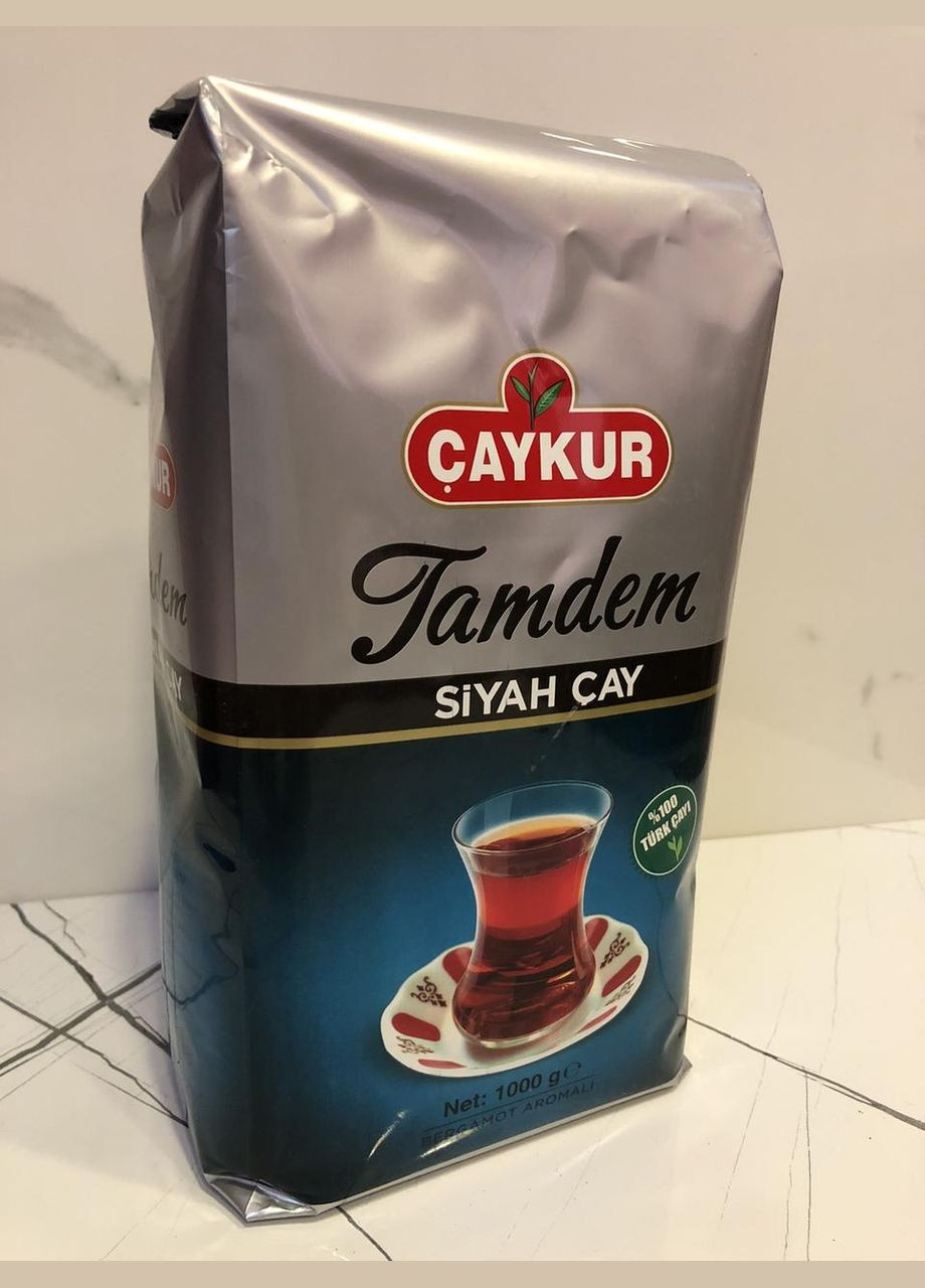 Турецкий черный чай с бергамотом Tamdem Bergamot 1000 г Caykur (333834844)