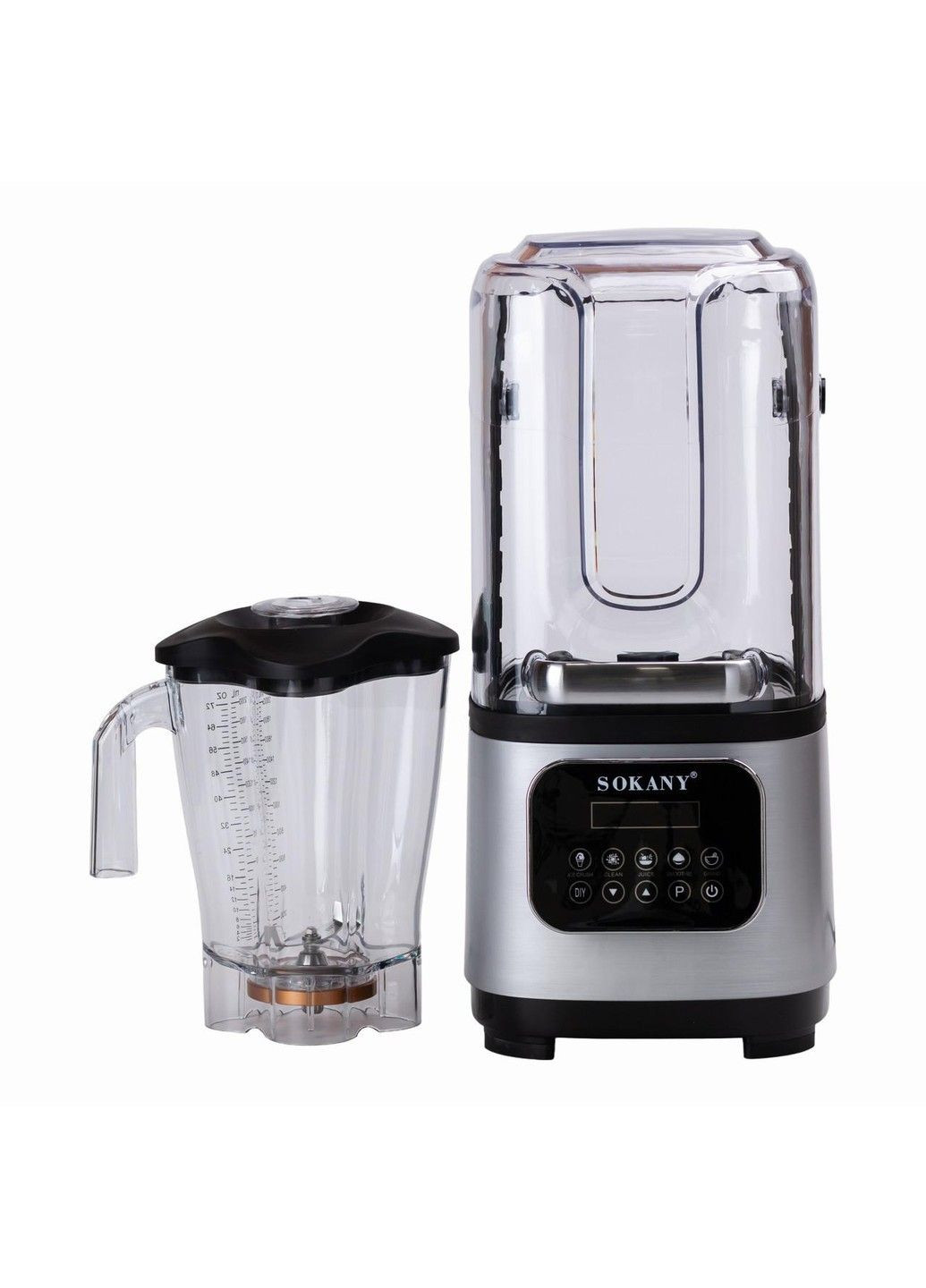 Блендер стационарный с чашей на 2 литра и звукоизоляцией 8000 Вт Sokany (333662500)