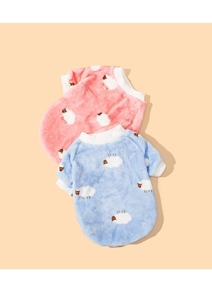 Махровая кофта для котов и кошек Pet Style "Барашек" Голубой XL No Brand - (323233435)