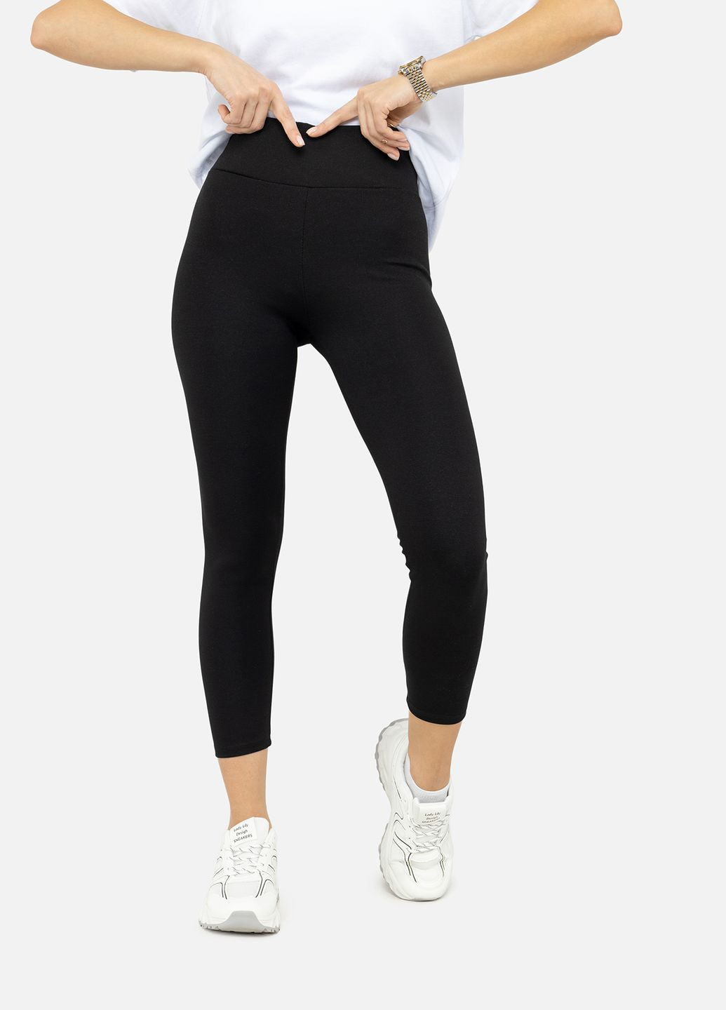 Женские лосины цвет черный ЦБ-00245476 Busem (305613307)