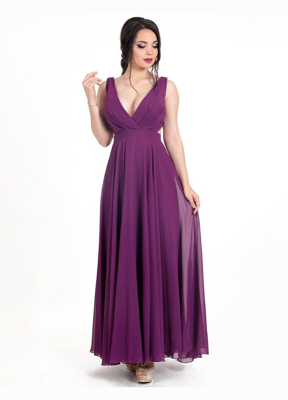 Фиолетовое коктейльное сукня Modna KAZKA