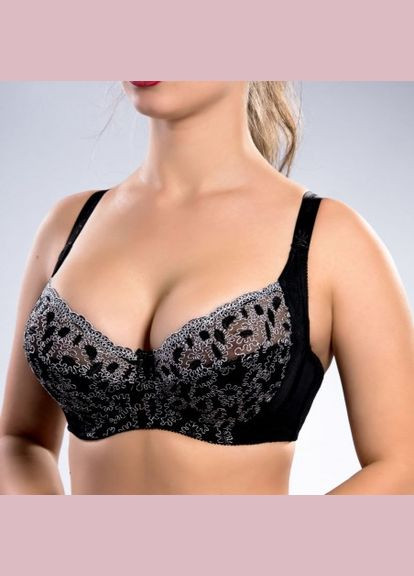 Чёрно-белого бюстгальтер Diorella с косточками