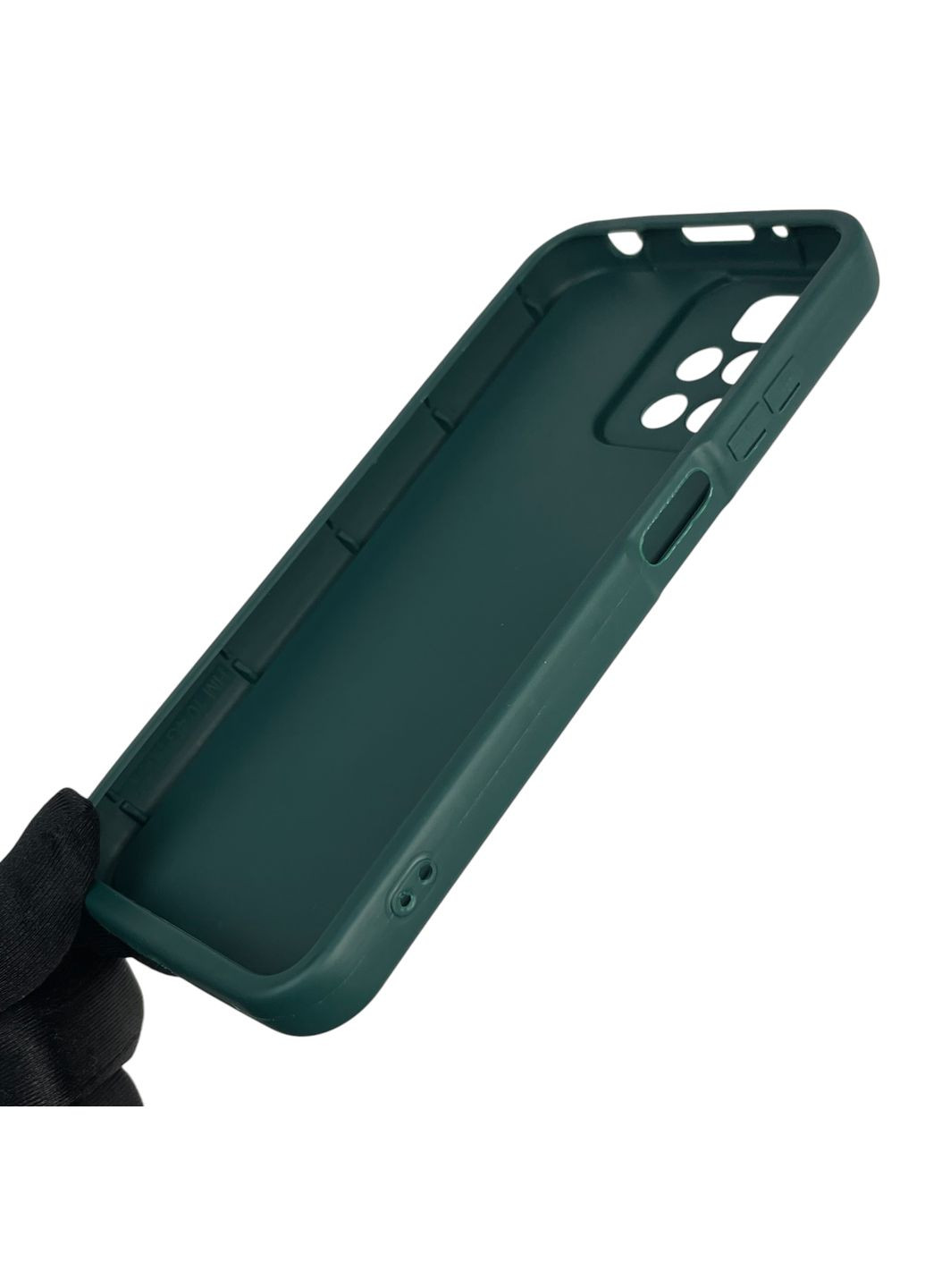 Чехол силиконовый Soft Touch для Redmi 10 темно-зеленый (Полная защита камеры) Xiaomi (366389723)