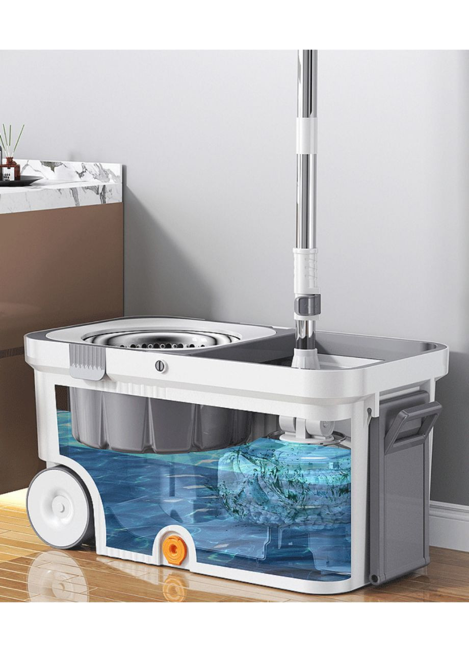 Швабра та відро з автоматичним віджимом 10 л Mop Maestro No Brand (317433702)