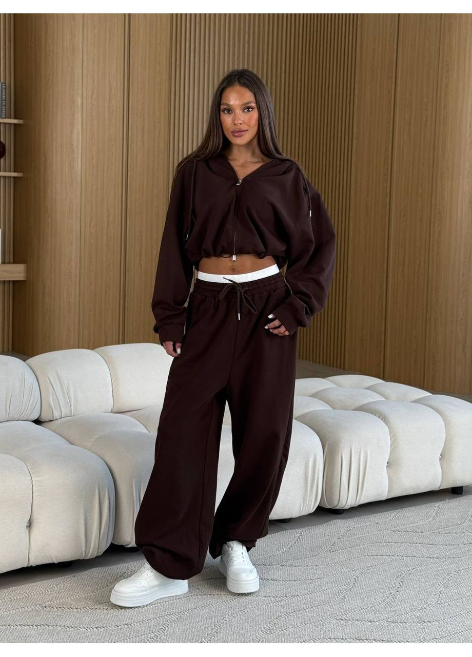 ✨ Стильний трикотажний костюм для модних та зручних образів ✨Ознайомтесь з розмірною сіткою GD/GL Модний простір (364965450)