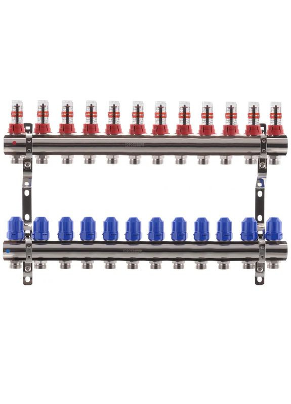 Коллекторный блок с расходомерами KR.1110-12 1”x12 ways (KR2649) KOER (322006655)