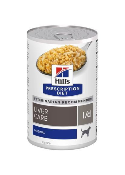 Влажный корм для собак Prescription Diet l/d Liver Care при заболеваниях печени, липидозом, 370 г (052742053189) Hill's (365309703)
