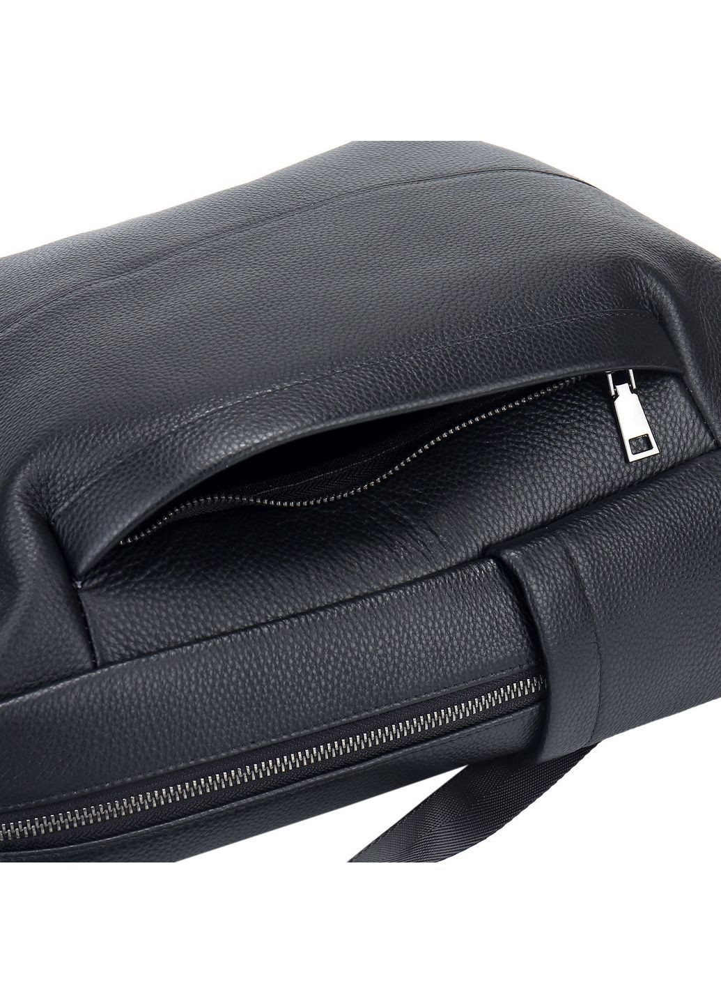 Оригінальний чоловічий рюкзак з якісної натуральної шкіри з відділенням під ноутбук Qvant 131419-122 - Чорний Tiding Чоловічі шкіряні рюкзаки (366889747)