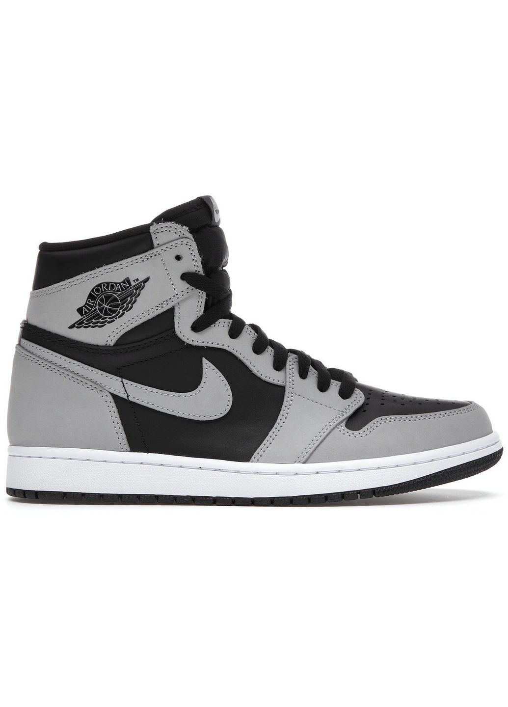 Чорні всесезонні кросовки air jordan 1 retro high shadow 2.0 - 555088-035 44 Nike