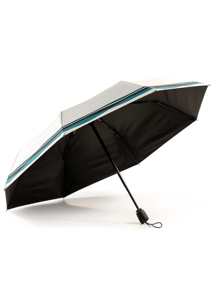 Белый зонтик полный автомат белый в полоску umb3-009 Krago (316615609)