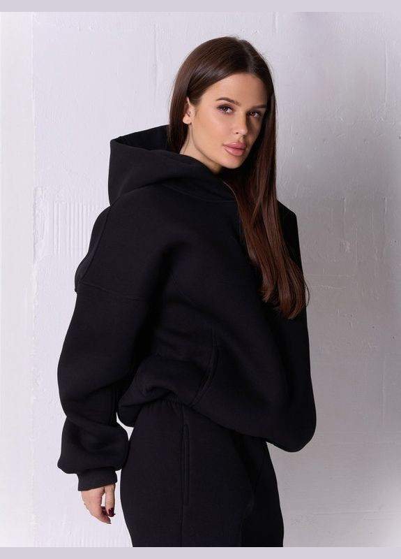 Толстовка 14923K чорна ISSA PLUS (317396373)